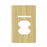 Placa p/ 1 Interruptor + 2 tomadas 4x2 - Novara Maple